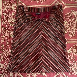 Ted Baker London Black and Pink Mini Pencil Skirt